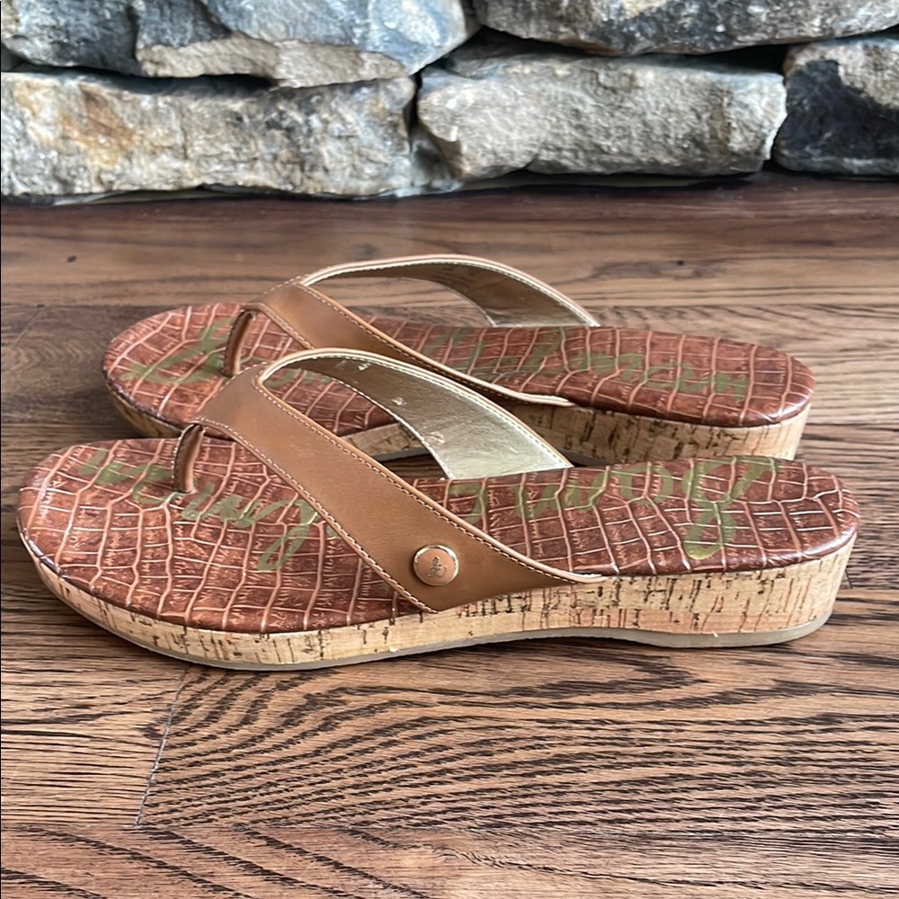 Sam Edelman Tanya Saddle Color Wedge Sandals